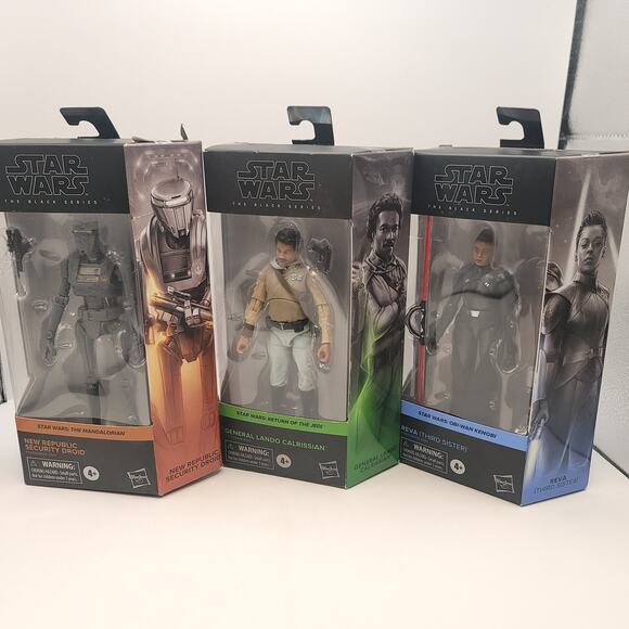Star Wars Black Series Lando Republic Security Droid Reva New in Packaging - Picture 1 of 9